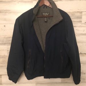 Eddie Bauer fleece lined nylon jacket size Men’s M